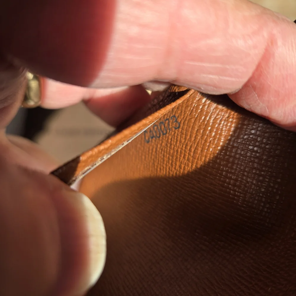 Louis Vuitton Brown and Gold Monogram Wallet with L.V dust bag & Box (BIN 005)
